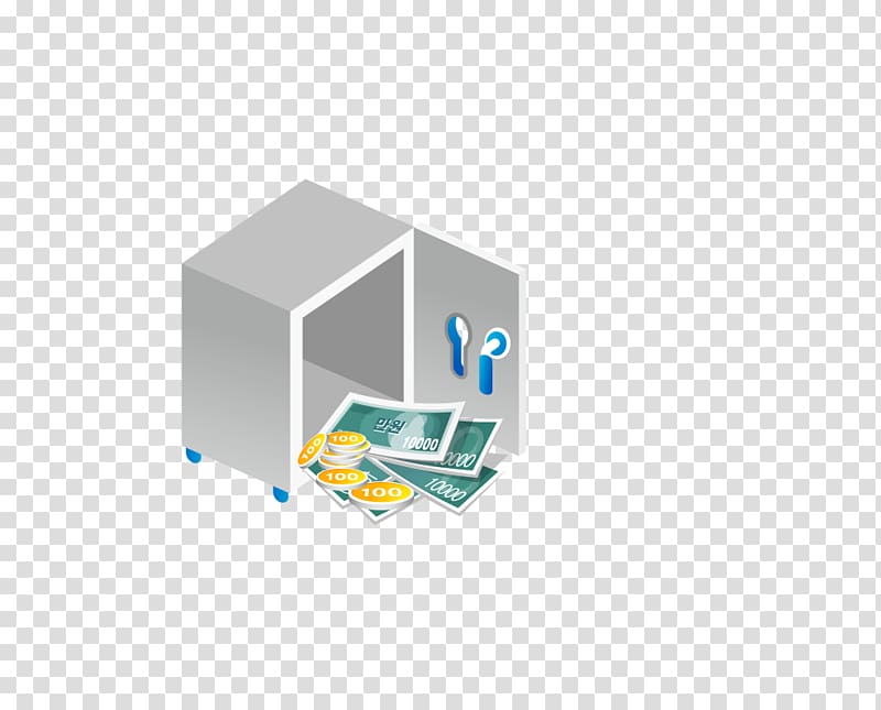 Safe deposit box Money Icon, 3D Safe transparent background PNG clipart
