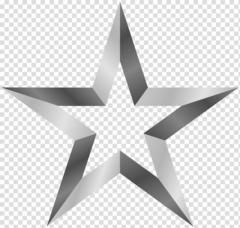 gray star logo, , Silver Star transparent background PNG clipart
