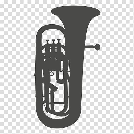 Mellophone Brass Instruments Silhouette Musical Instruments Woodwind instrument, Oasis band transparent background PNG clipart