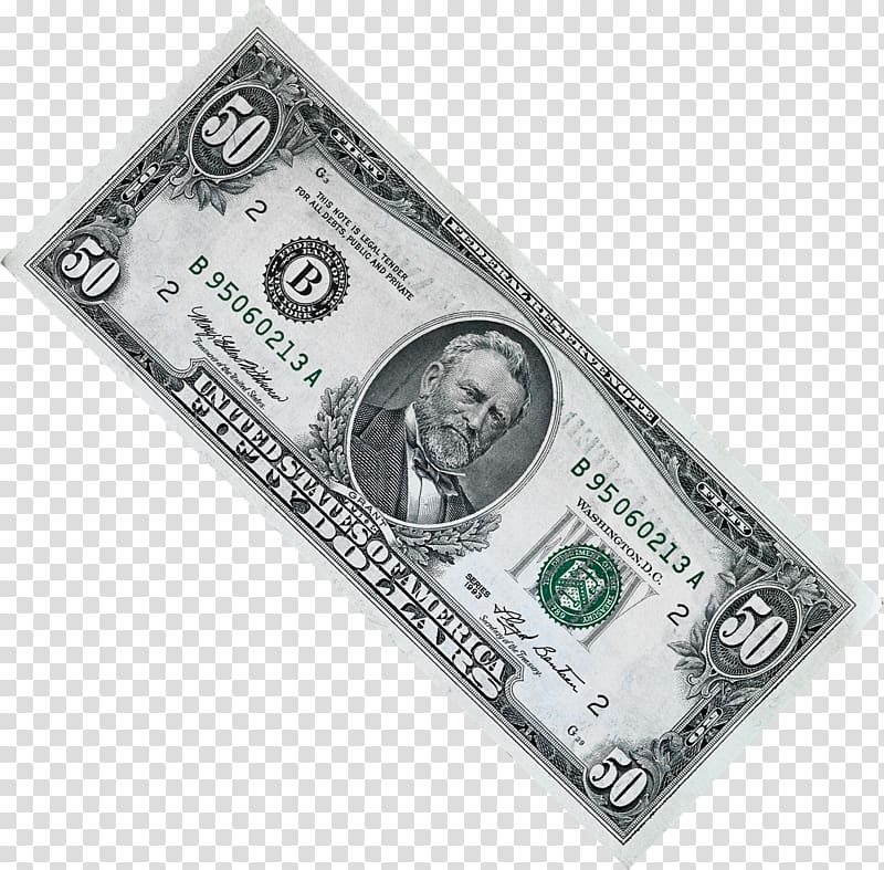 Money United States Dollar Coin Banknote, 50 transparent background PNG clipart