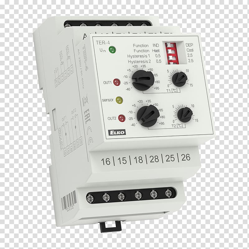 Relay Electrical Switches ELKO EP Faasikontrolli relee Mains electricity, terço transparent background PNG clipart
