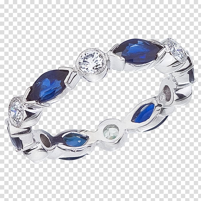 Sapphire Wedding ring Bracelet Platinum, sapphire transparent background PNG clipart