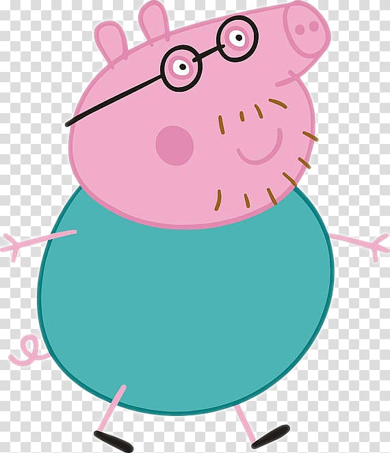 Daddy Pig George Pig Mummy Pig Character, pig transparent background PNG clipart