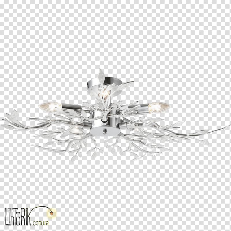 Lighting Light fixture Flash 5 Light Semi-Flush Ceiling Light in Chrome, light transparent background PNG clipart