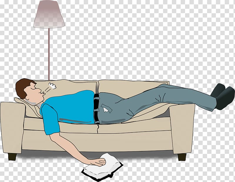 Sleep Cartoon Man , Men\'s Health transparent background PNG clipart