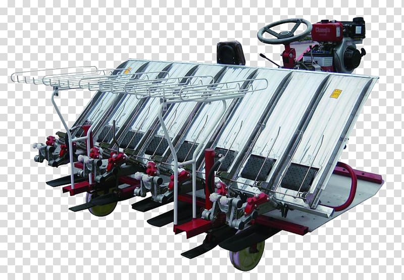 Rice transplanter Agricultural machinery, Rice Transplanter transparent background PNG clipart