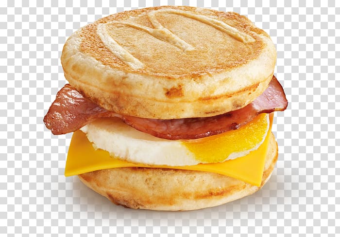 McGriddles Breakfast Hamburger Fast food Cheeseburger, breakfast transparent background PNG clipart