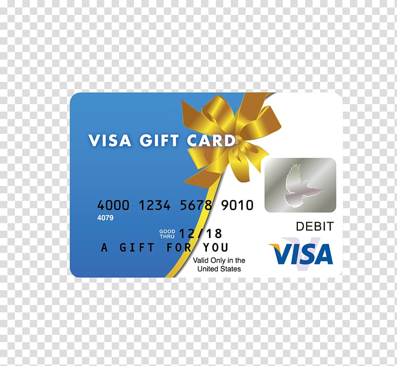 Gift card Visa Credit card Debit card, gift transparent background PNG clipart
