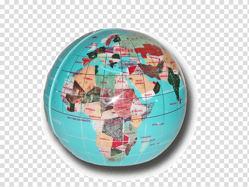 Globe Bookend Shopping Turquoise, globe transparent background PNG clipart