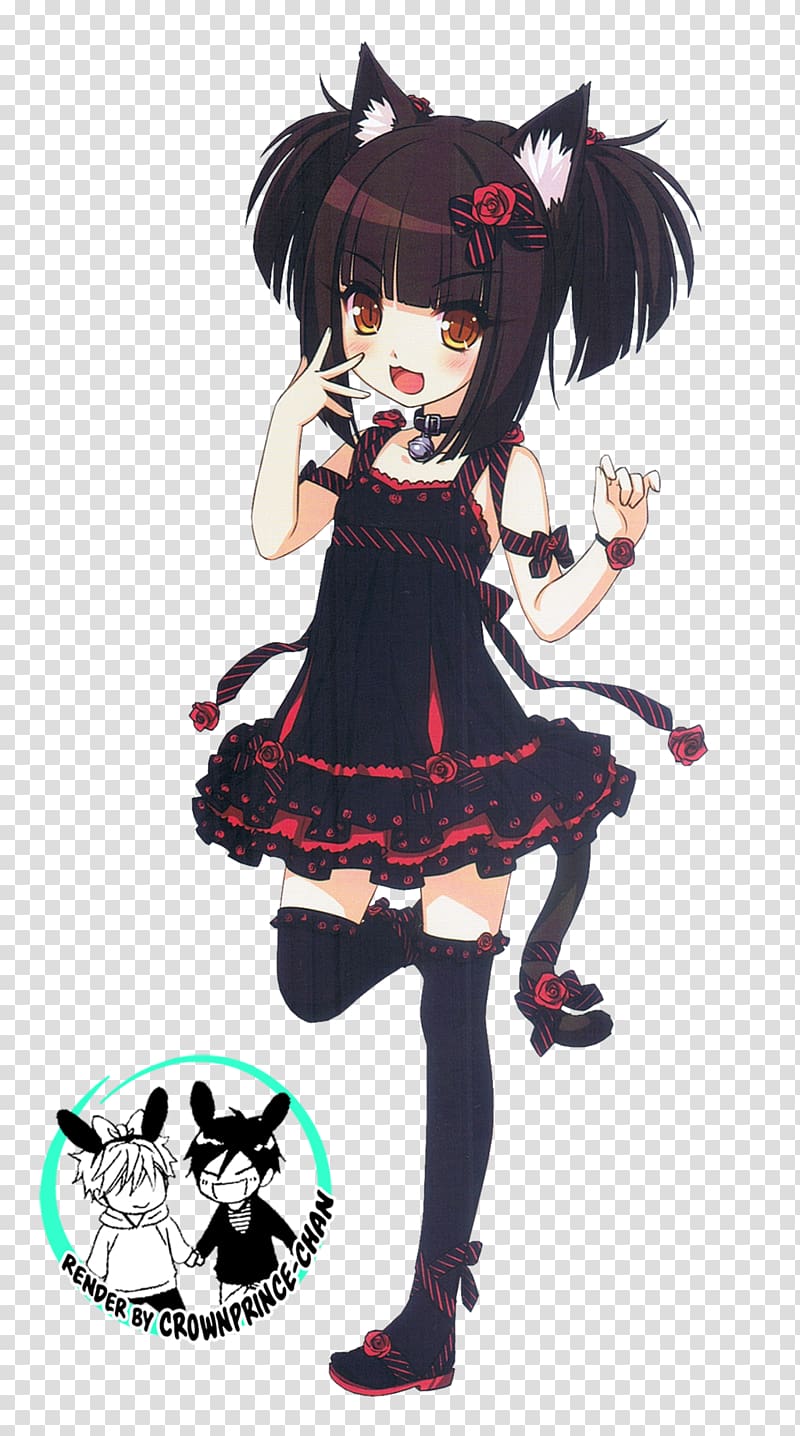 Nekopara Chocolate Catgirl Anime, chocolate transparent background PNG clipart