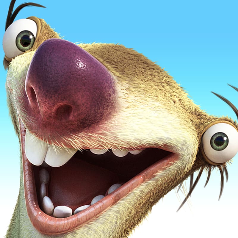 Sid Ice Age Adventures Sloth Manfred Scrat, ice age transparent background PNG clipart