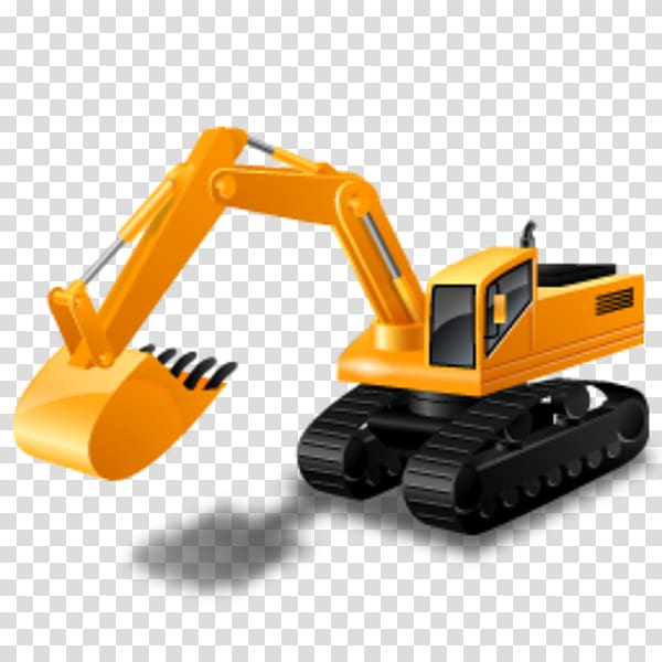 Computer Icons Excavator Heavy Machinery, excavator transparent background PNG clipart