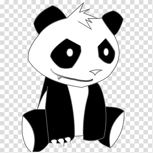 panda character illustration, Giant panda Anime Vegas , Anime Panda transparent background PNG clipart