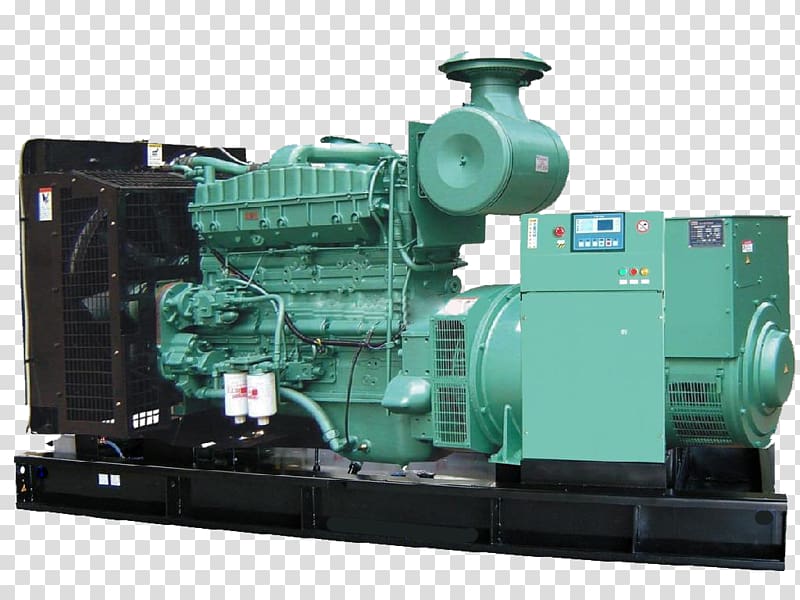 Diesel generator Electric generator Diesel fuel Cummins Engine-generator, others transparent background PNG clipart