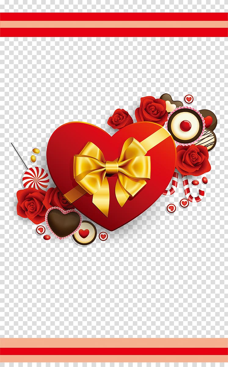 Gift Heart Valentine\'s Day, Holiday gifts transparent background PNG clipart