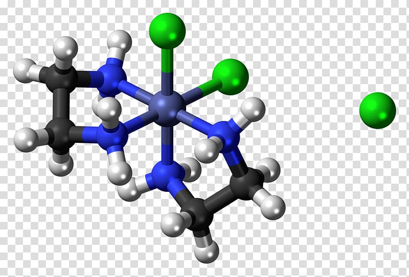 Coordination complex Chemistry Octahedral molecular geometry cis-Dichlorobis(ethylenediamine)cobalt(III) chloride Cobalt chloride, cobalt transparent background PNG clipart