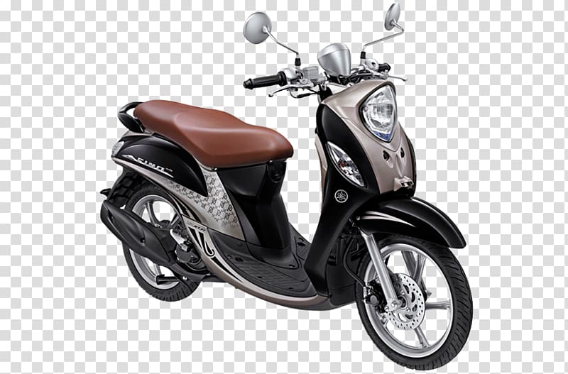 Fino Motorcycle Tangerang PT. Yamaha Indonesia Motor Manufacturing Scooter, motorcycle transparent background PNG clipart