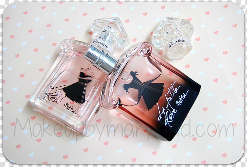 Perfume La Petite Robe noire Eau de toilette Guerlain Woman, lovely style transparent background PNG clipart