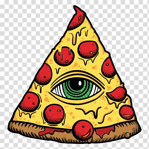 Pizzagate conspiracy theory Tenor T-shirt Eye of Providence, pizza transparent background PNG clipart