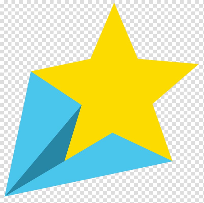 Shooting Stars , Blue Yellow transparent background PNG clipart