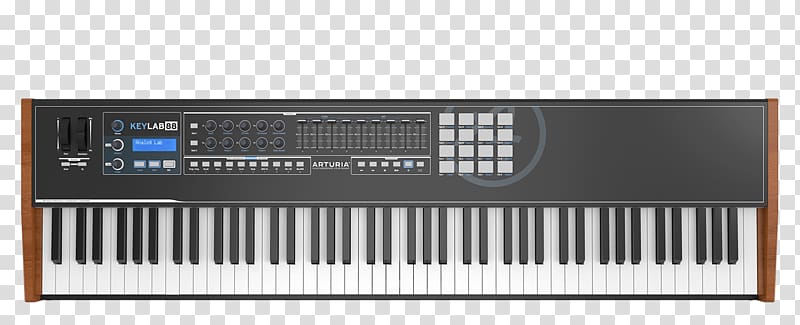 Arturia KeyLab 88 BE Arturia MiniLab MKII MIDI keyboard, arturia keylab 49 transparent background PNG clipart