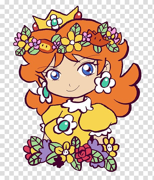 Floral design Princess Daisy Rosalina T-shirt , Electro Swing transparent background PNG clipart