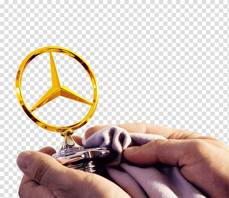 Mercedes-Benz A-Class Car Mercedes-Benz GLC-Class Porsche, Golden Mercedes logo transparent background PNG clipart