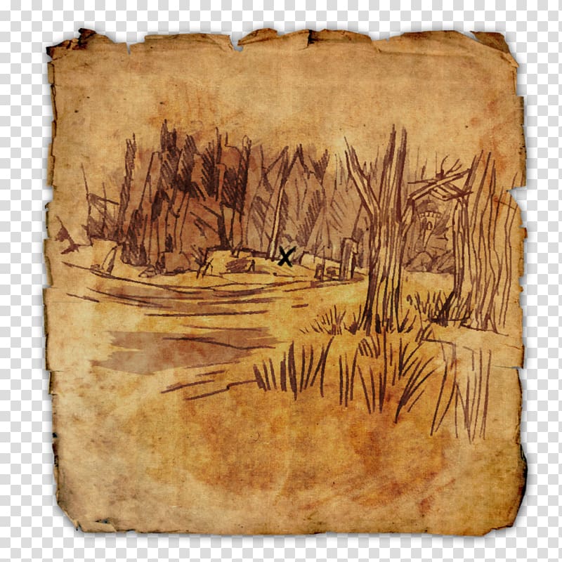 The Elder Scrolls Online Treasure map Buried treasure, the elder scrolls transparent background PNG clipart