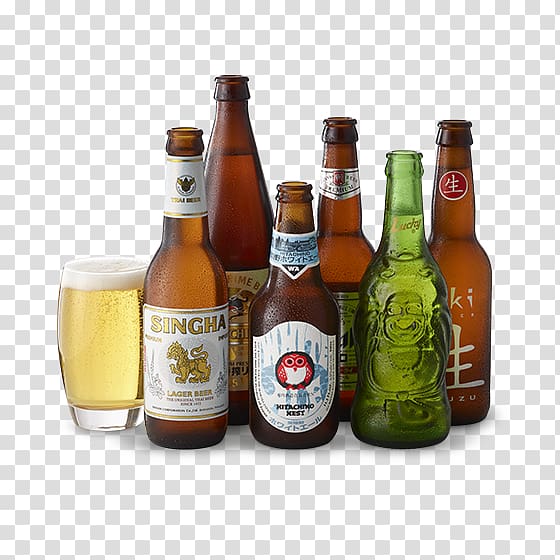 Lager Beer bottle Wheat beer Glass bottle, beer transparent background PNG clipart