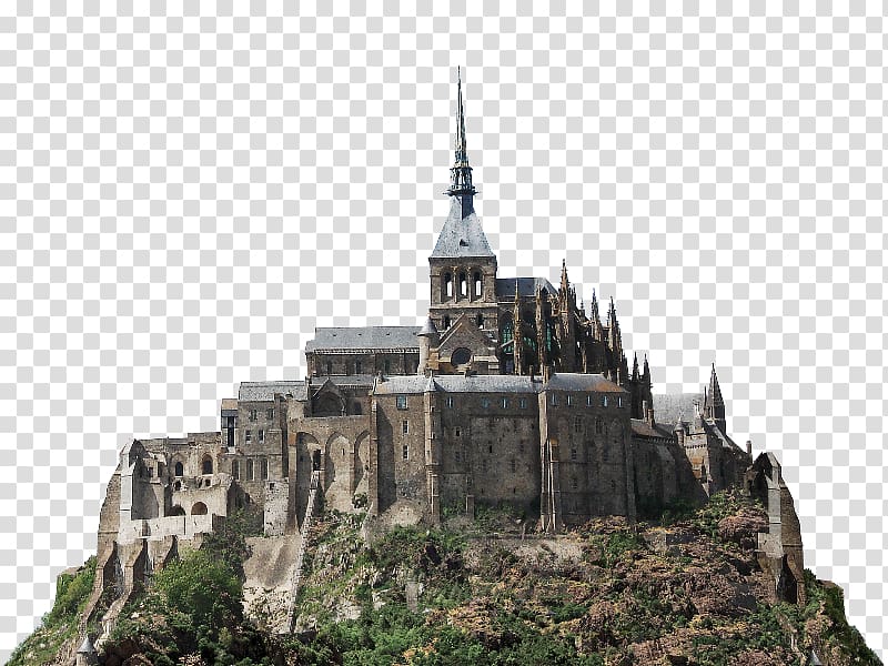 Le Mont Saint-Michel Castle , Castle transparent background PNG clipart