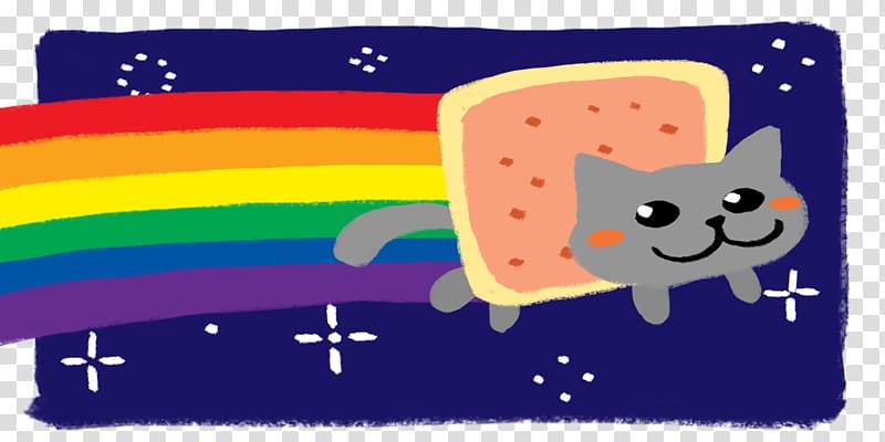 Nyan Cat Pop-Tarts Kitten, Cat transparent background PNG clipart