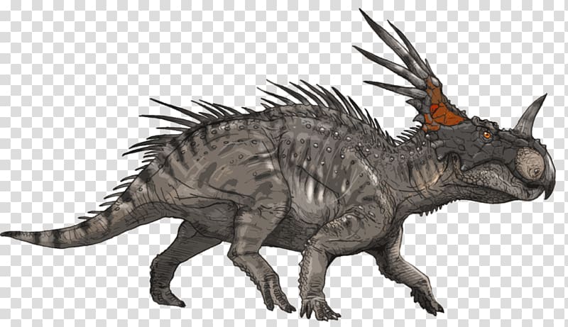 Styracosaurus Triceratops Torosaurus Pentaceratops Tyrannosaurus, dinosaur transparent background PNG clipart