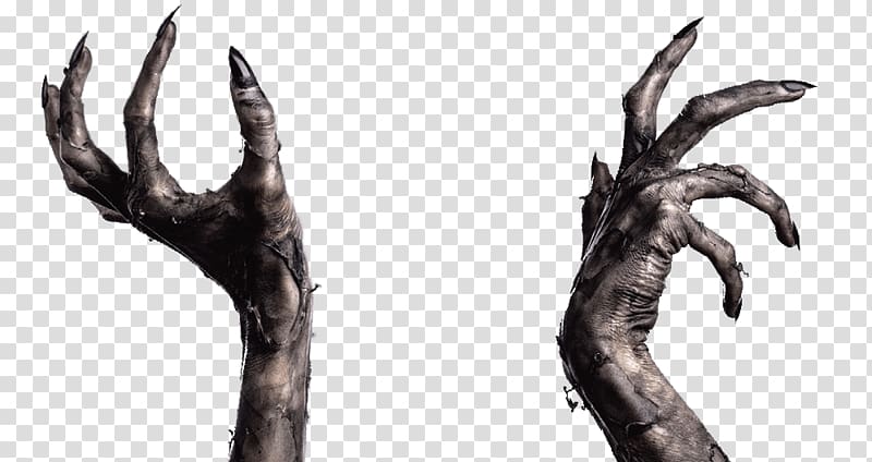 scary hands illustration, Hand Monster , Saint Nicholas transparent background PNG clipart