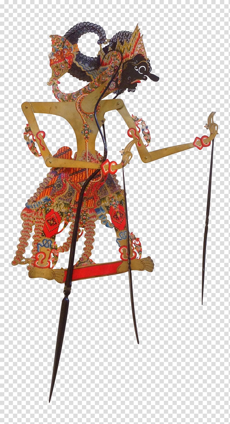 stick puppet, Indonesia Wayang Kulit Shadow play Puppet, jigsaw puppet transparent background PNG clipart