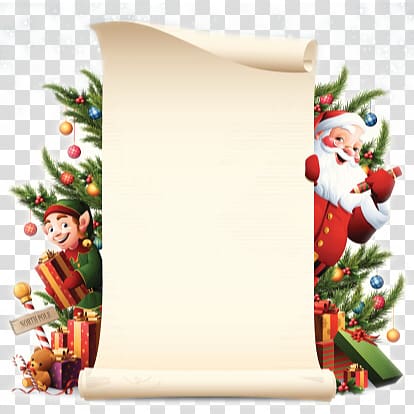 christmas blessing card transparent background PNG clipart