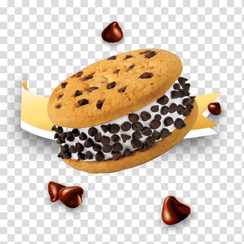 Ice cream sandwich Chocolate chip cookie Chocolate sandwich, sandwich cookie transparent background PNG clipart
