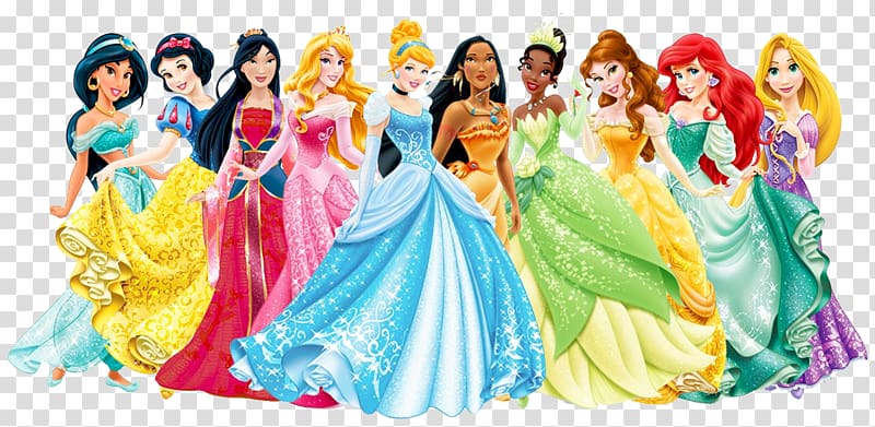 Disney Princesses , Ariel Cinderella Rapunzel Princess Aurora Fa Mulan, Disney Princess transparent background PNG clipart