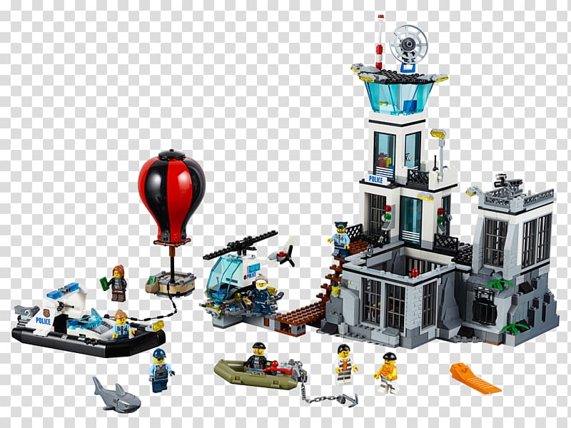 LEGO 60130 City Prison Island LEGO 60127 City Prison Island Starter Set, toy transparent background PNG clipart