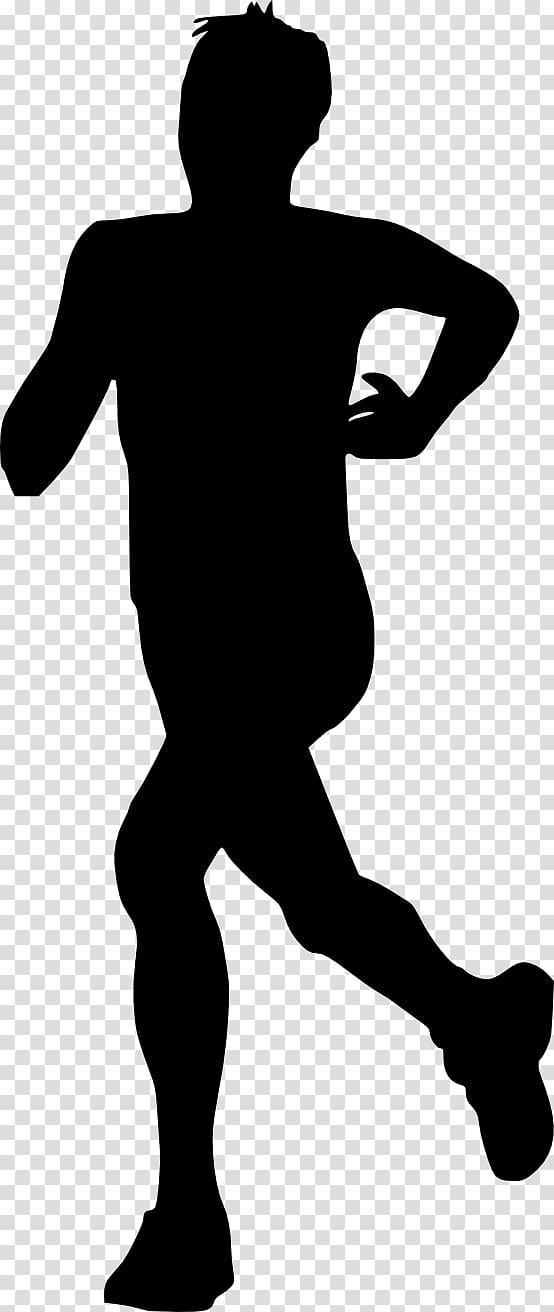 Football player Silhouette , running man transparent background PNG clipart