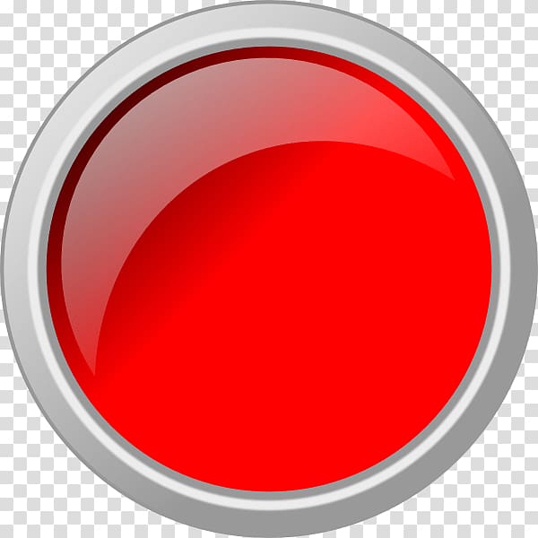 round red and gray lid , Empty Red Button With Grey Border transparent background PNG clipart