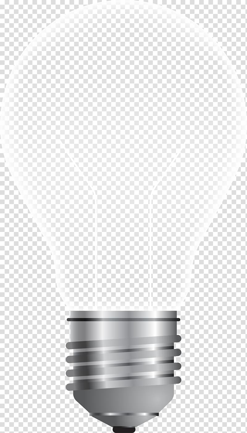 White Black Pattern, Silver light bulb transparent background PNG clipart