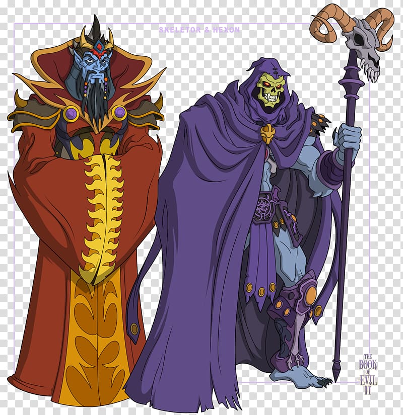 Skeletor He-Man She-Ra Orko Horned King, others transparent background PNG clipart