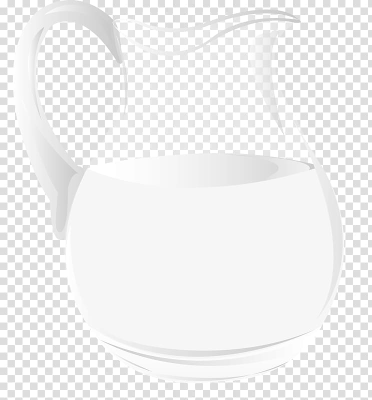 White Black Pattern, Glass kettle transparent background PNG clipart