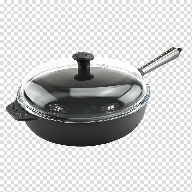 Frying pan Cast-iron cookware Non-stick surface Stewing, frying pan transparent background PNG clipart
