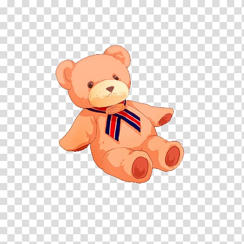 Teddy bear Doll Stuffed toy, Bear doll transparent background PNG clipart