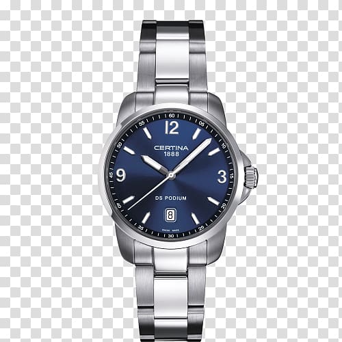 Certina Kurth Frères Chronometer watch Chronograph Tissot, watch transparent background PNG clipart