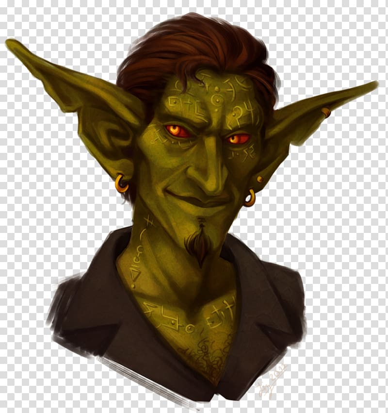 Goblin World of Warcraft Art Portrait Orc, fooling transparent background PNG clipart