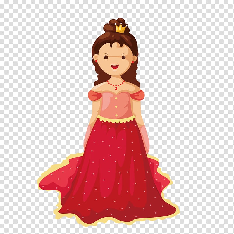 Princess line , Cute little princess transparent background PNG clipart