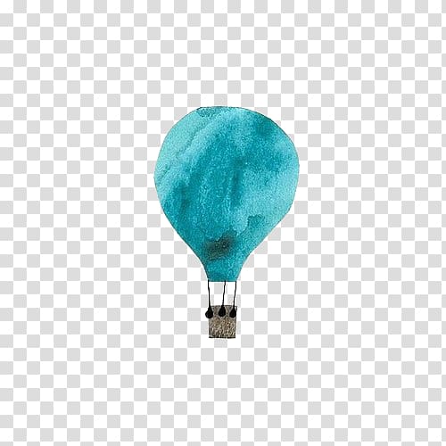 T-shirt Hot air balloon, watercolor balloon transparent background PNG clipart