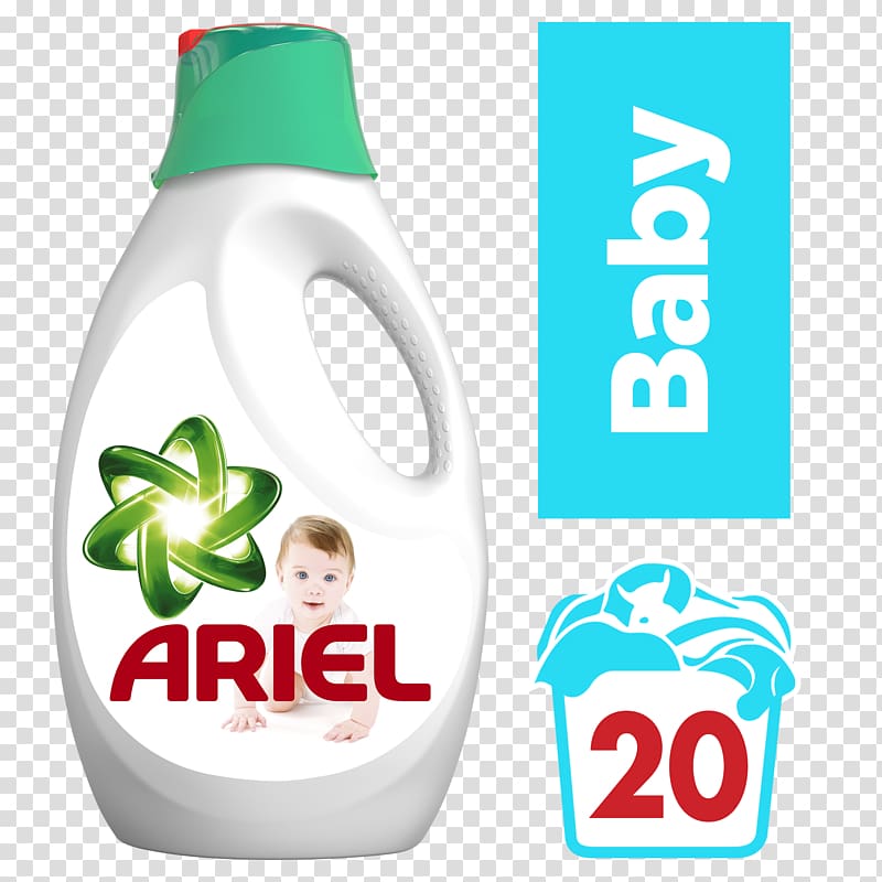 Laundry Detergent Ariel Liquid, ARIEL BABY transparent background PNG clipart